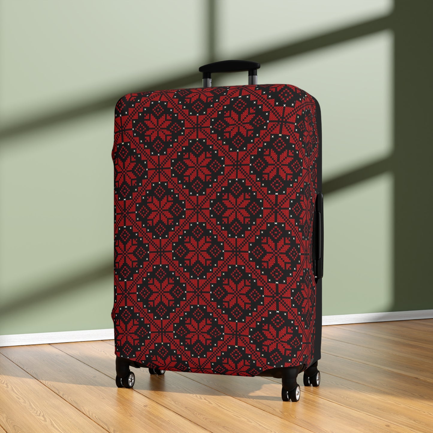 Tatreez Heritage | Black Luggage Sleeve