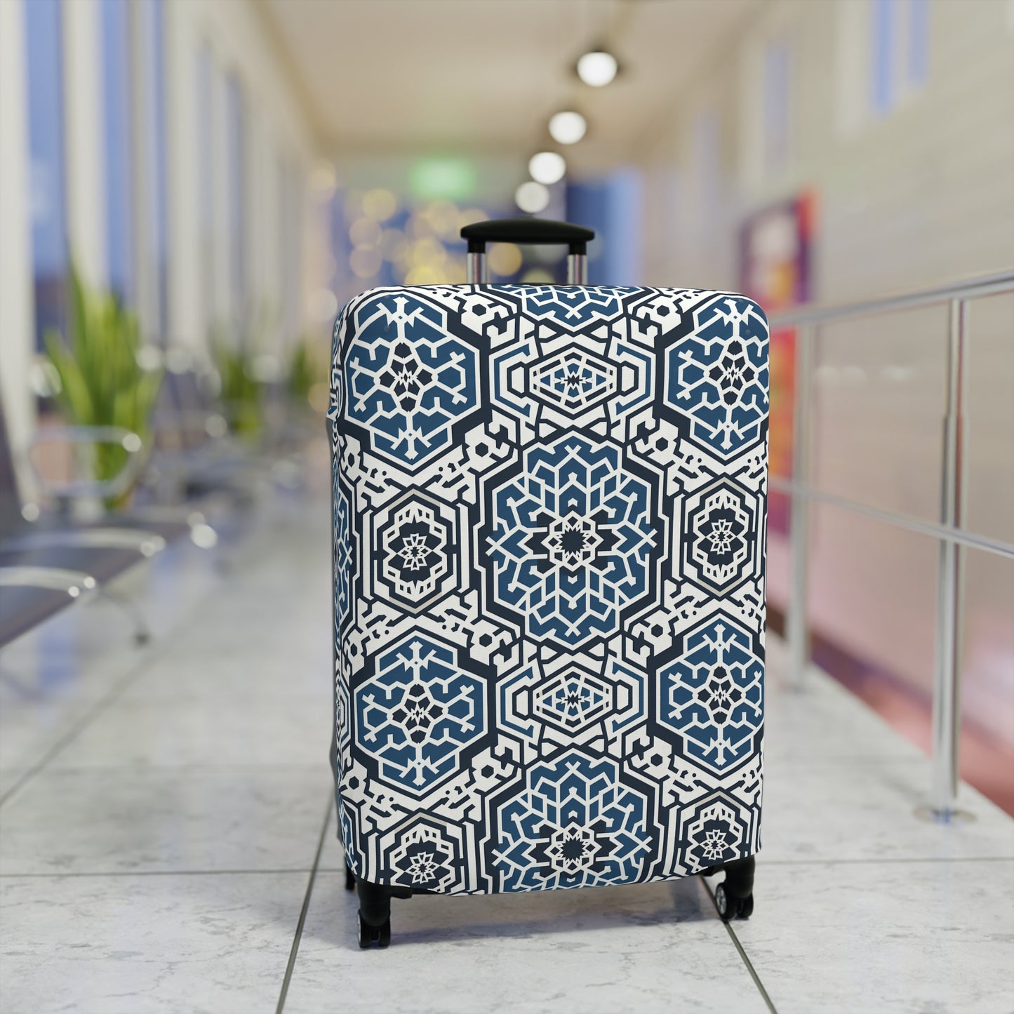 Alhambra Mosaic | Grey Luggage Sleeve