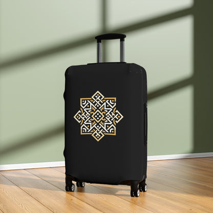 Golden Moorish Star | Black Luggage Sleeve