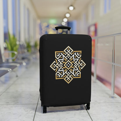 Golden Moorish Star | Black Luggage Sleeve