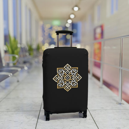 Golden Moorish Star | Black Luggage Sleeve