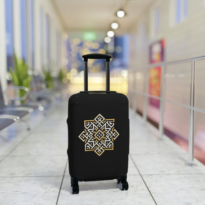 Golden Moorish Star | Black Luggage Sleeve