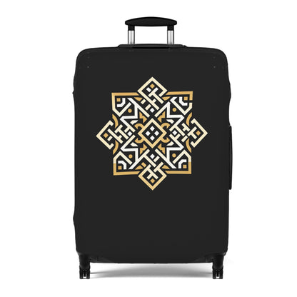Golden Moorish Star | Black Luggage Sleeve