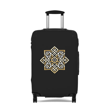 Golden Moorish Star | Black Luggage Sleeve