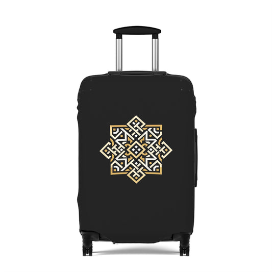 Golden Moorish Star | Black Luggage Sleeve