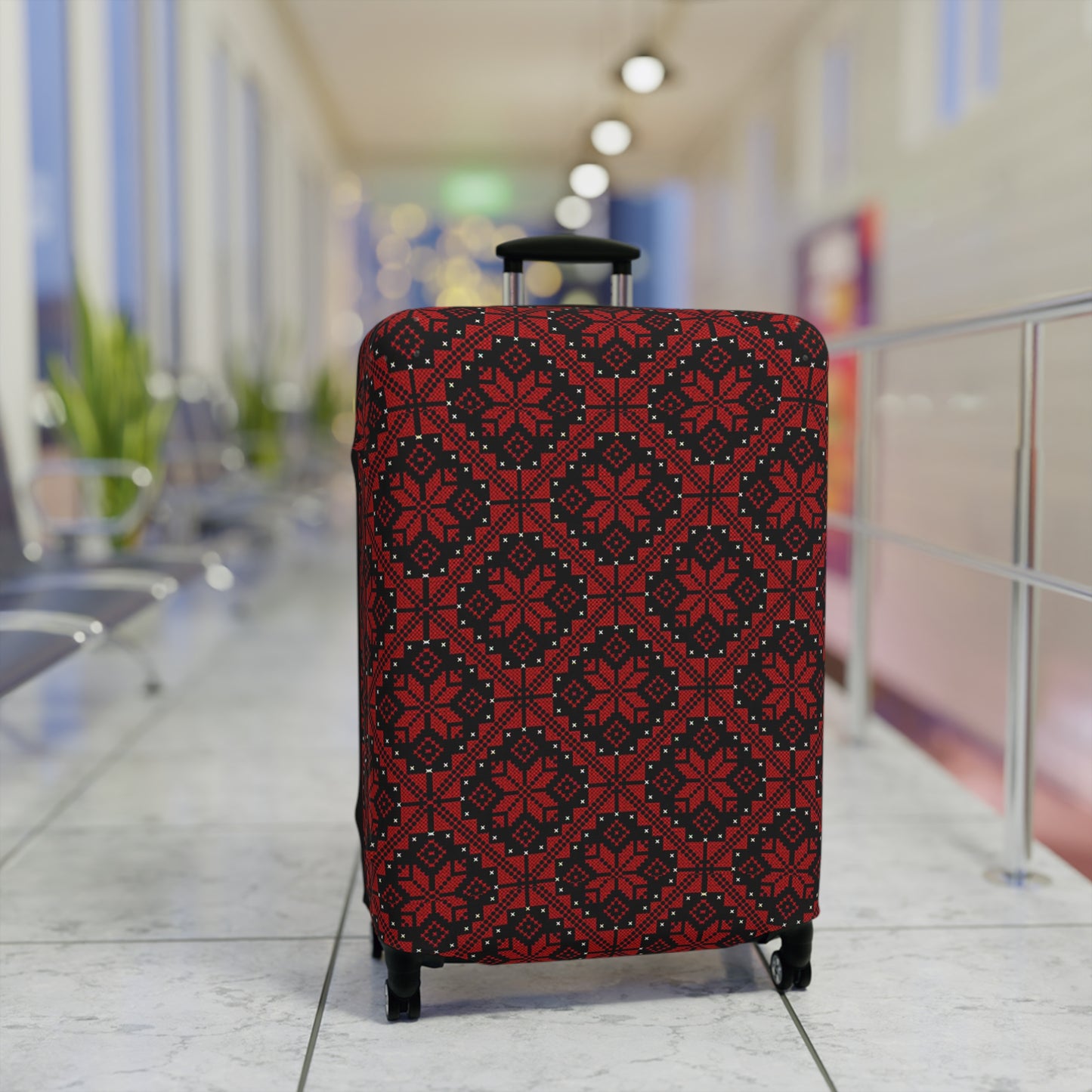 Tatreez Heritage | Black Luggage Sleeve