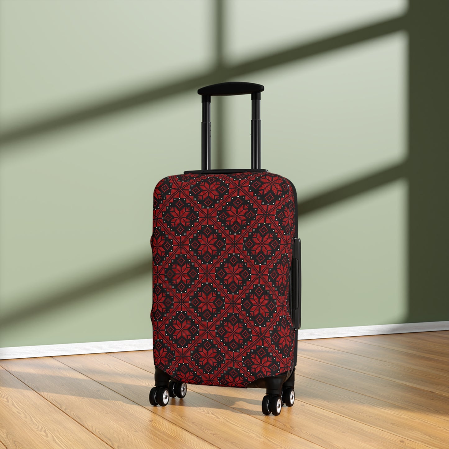 Tatreez Heritage | Black Luggage Sleeve